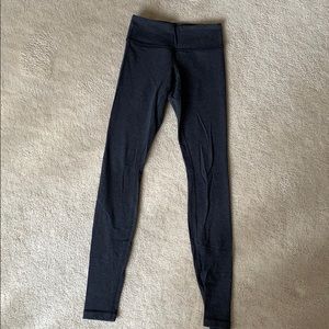 Dark Grey Mid-Rise Lululemon Leggings